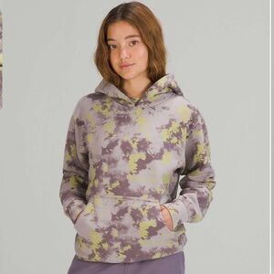 NWOT Lululemon All Yours Hoodie - Orbital Tie Dye Mauve Grey Multi